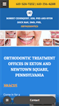 Mobile Screenshot of orthodonticschestercounty.com